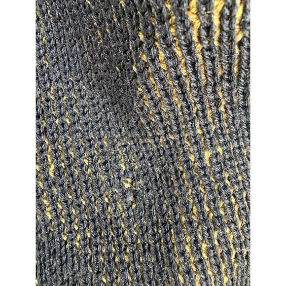 Seattle Knitting Mills Penguin Cardigan Mens Size L Black Vintage 60's Sweater - Picture 11 of 14